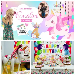 【Unicorns Themed Party in Jungle Castle】
Happy birthday to Emaline !
