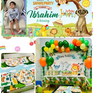 【Jungle Themed Birthday Parties Celebration in Jungle Castle】
Happy Birthday to Ibrahim!