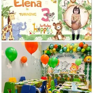 【Jungle Themed Birthday Party in Jungle Castle】
Happy Birthday to Elena !