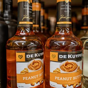 two bottles of peanut butter