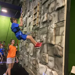 Tackling the Temple Wall.