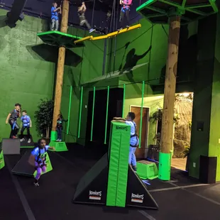 Ropes course with zipline, jungle run and more!