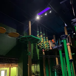 Zipline obstacle course