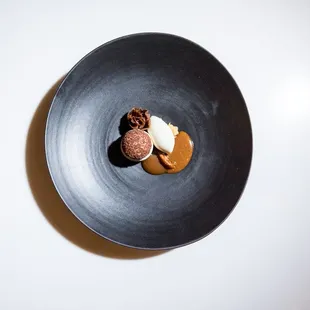 NY-Seoul VER.2: Brown Rice Choux | Pecan Praline | Vanilla Ice Cream