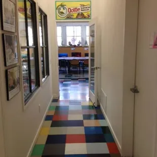 Hallway to Gary&apos;s room aka the Doolittle Science and Nature Lab