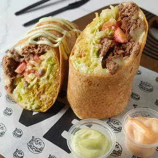 burritos and wraps, food