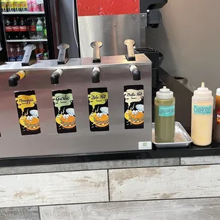 I want to show an image of the plethora of sauces you have. Have what you&apos;re craving, used to, even try something new. WHATEVER YOU WANT!!