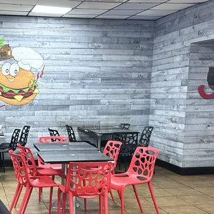 the interior of a restaurant