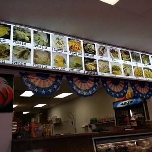 The menu board...reviews to follow!