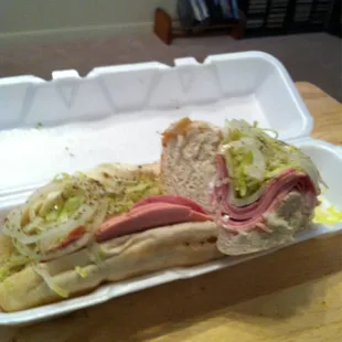 The 12" Italian sub