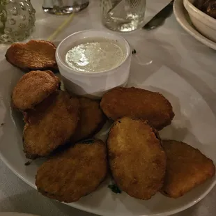 Fried zucchini.  Very good.