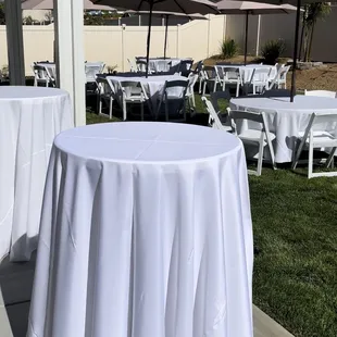 Bar tables works out perfect with bar area