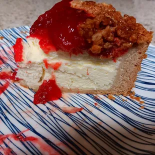 This is not the same crust, it was soggy and disgusting and the cake was drier than dry. Customer Service Nasty.