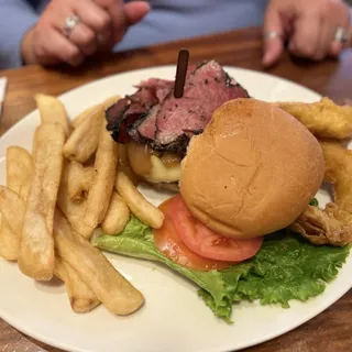 G - Pastrami-Swiss Cheeseburger