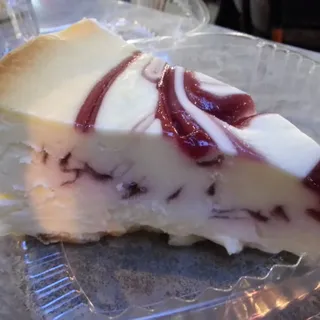 Raspberry Swirl Cheesecake