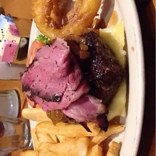 G Pastrami-Swiss Cheeseburger