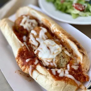 Meatball sandwich