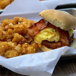 All day breakfast sandwich