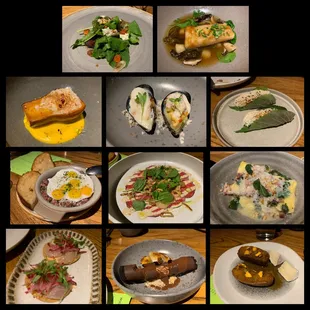 Just some of the many delicious dishes we ordered