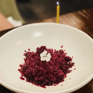 Dolci - blueberry granita