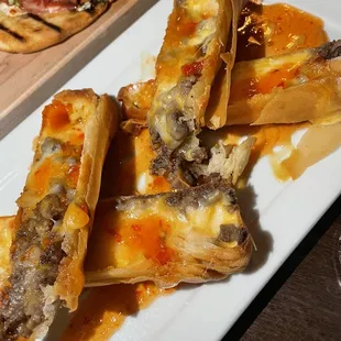 Cheesesteak Spring Rolls