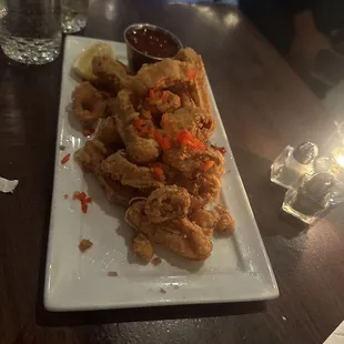 Sweet and Spicy Calamari