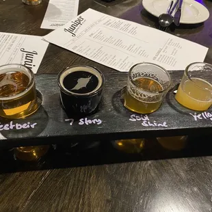 Beer flight - festbier was the best!