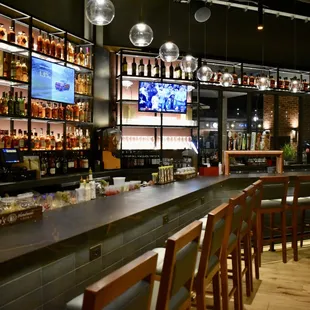 bar seating and bar
