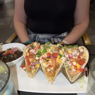 Honey Chipotle Shrimp Tacos