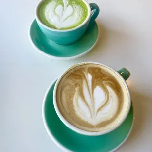 Matcha and Latte