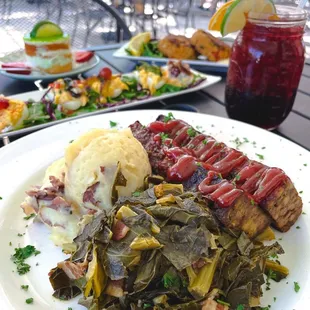 Mae-Mae&apos;s Meatloaf with Smokey Collars Greens