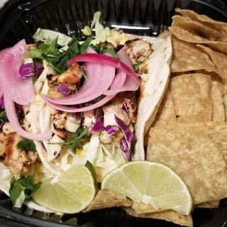 Peanut Chicken Tacos