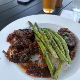 Filet with Brandy-Wine reduction