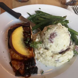 Peach Glazed Salmon