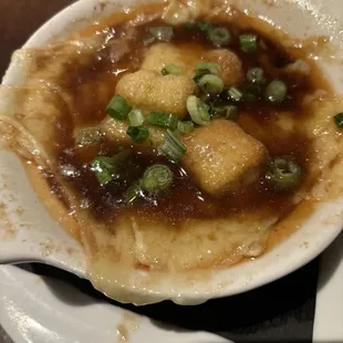 French Onion soup with Swiss Cheese