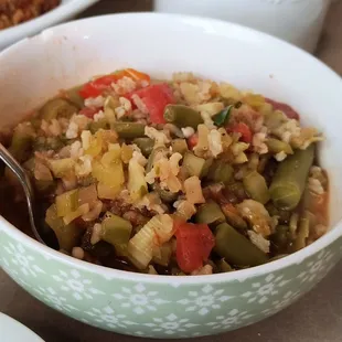 I love the okra casserole!