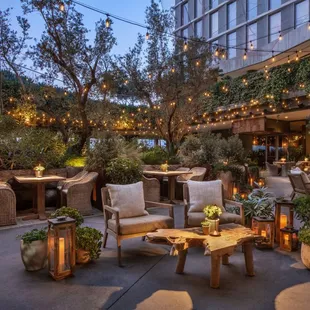 Outdoor Lounge Evening