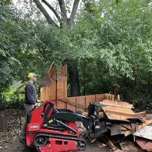 Shed demolition