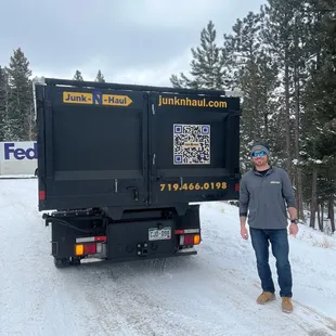 As long as we can get there, we'll work in the snow!