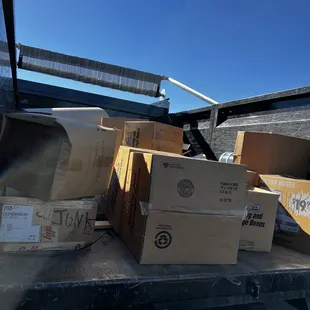 Cardboard removal in Colorado Springs