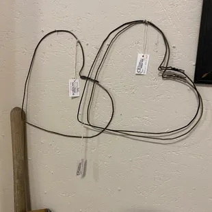Wire hearts