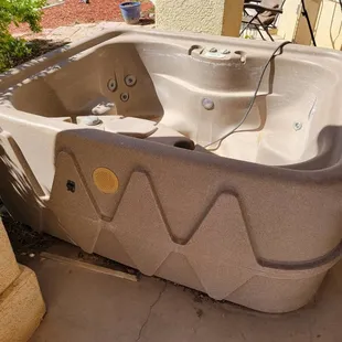 Hot tub removal