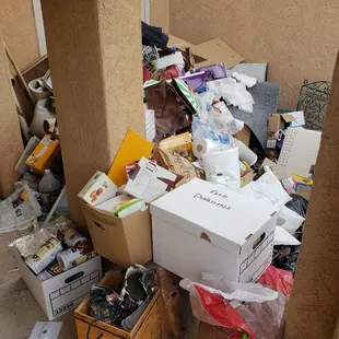 Hoarder house cleanout in Nob Hill