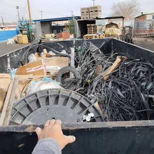 Full trailer load of trash