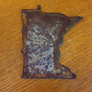 My super cool find!  Sheet metal turned into MN!