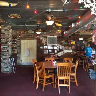 Inside the restaurant