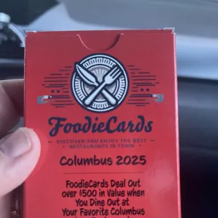 Foodiecards.com deck of cards