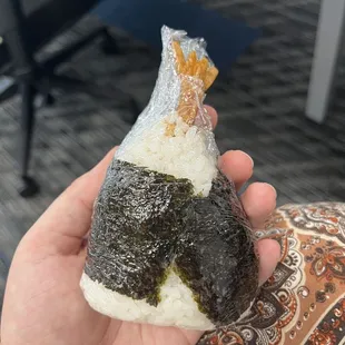 Tempera Shrimp Rice Ball