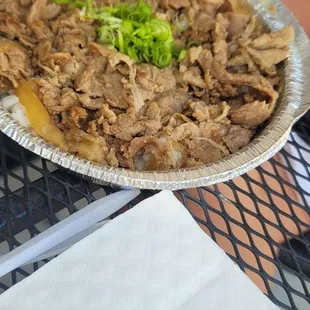 Ginger Pork Bowl
