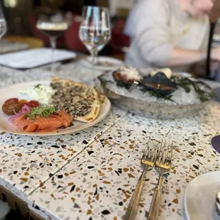 Smoked Salmon &amp; Atlantic Oysters